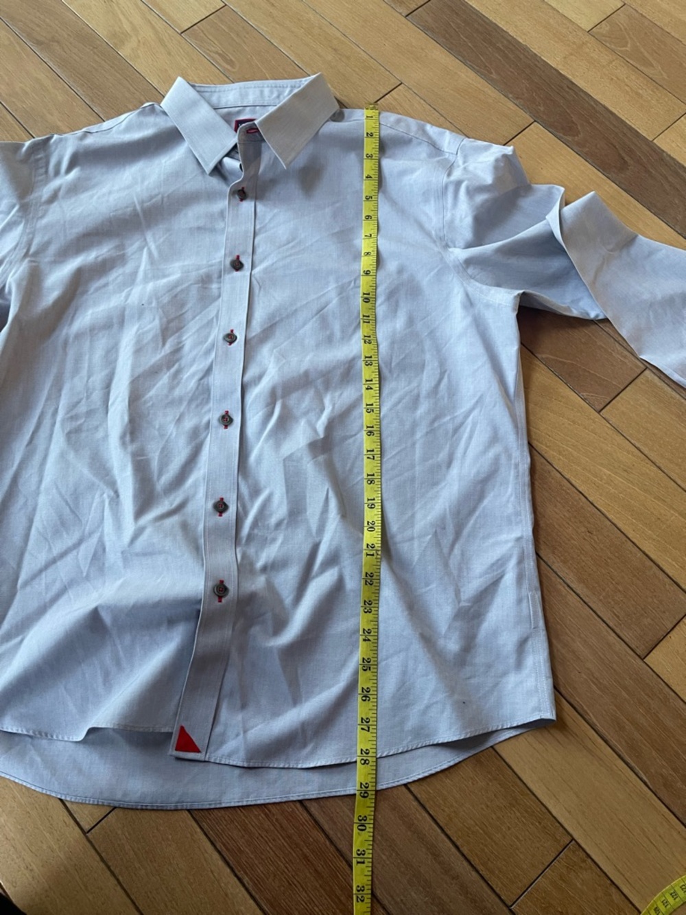 UNTUCKit Rubican WF Wrinkle Free Button Down Shirt Gray XL Regular Fit - Picture 12 of 13